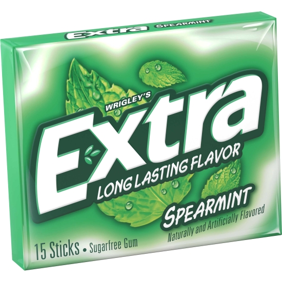 Wrigley's Extra Spearmint Gum 15 Piece Slim Pack - menta 41g