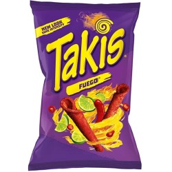 Takis Fuego (USA) - chilli and lime flavored - 280g