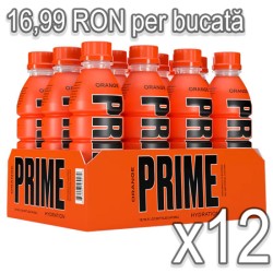 Prime Hydration Sports Drink Orange Flavored 500ml (UK) -  12pack (16,99 RON preț/bucată) STOC LIMITAT!