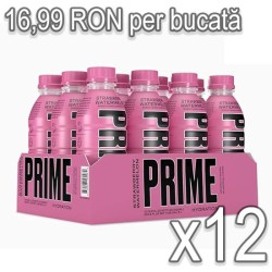 Prime Hydration Sports Drink Strawberry Watermelon Flavored 500ml (UK) - 12pack (16,99 RON price/piece) LIMITED STOCK!