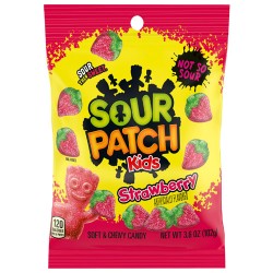 Sour Patch Kids Strawberry Peg Bag - căpșuni 102g