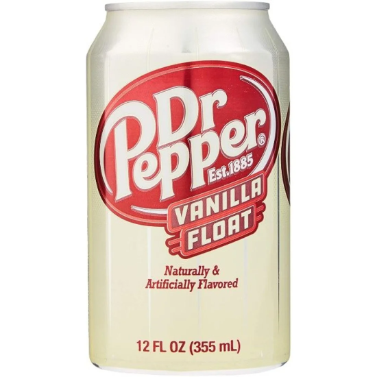 Dr. Pepper USA Vanilla Float - vanilie 355ml
