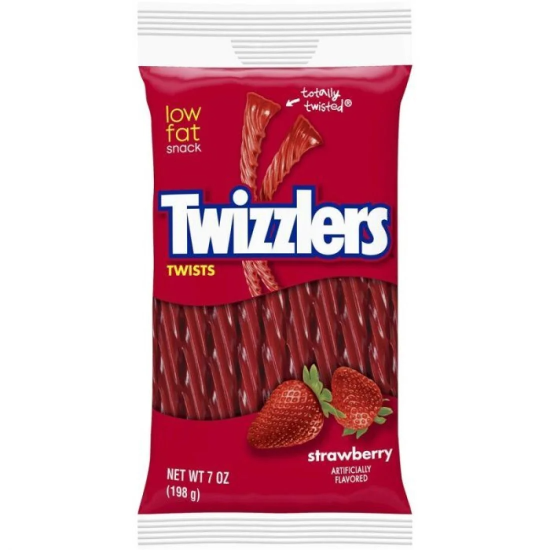 Twizzlers Twists Strawberry - căpșuni 198g 