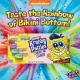 Spongebob SquarePants Gummy Krabby Patties Colors Candy Theatre Box - bomboane gumate cu gust de fructe 72g