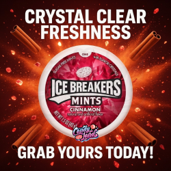 Ice Breakers Cinnamon - cu gust de scorțișoară 42g