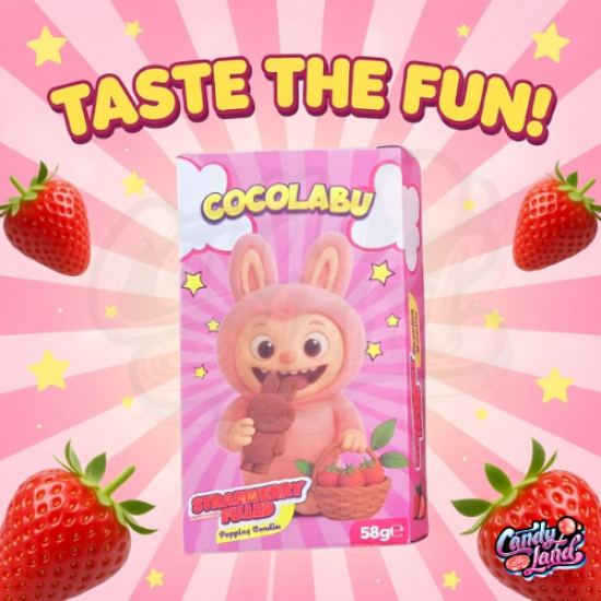 COCOLABU STRAWBERRY FILLED - CIOCOLATĂ CU GUST DE CĂPȘUNI 58G
