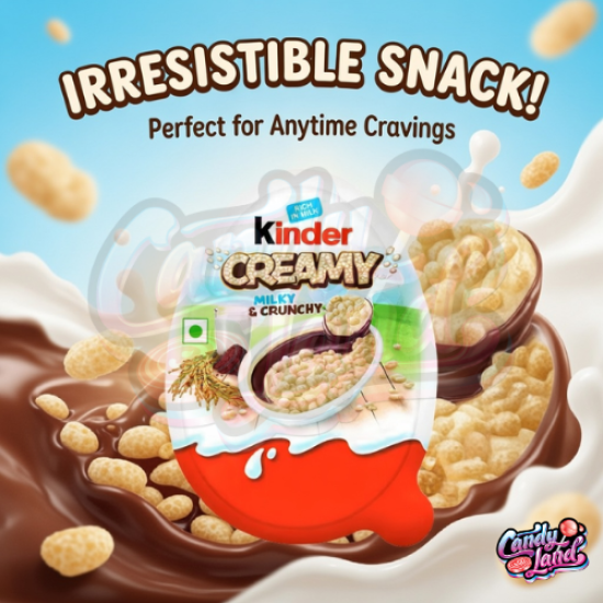 Kinder (INDIA) Creamy - ciocolată cu bucăți de orez expandat 19g