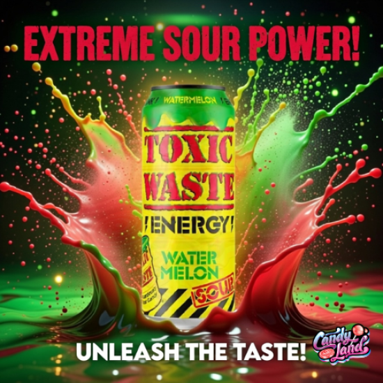 Toxic Waste Energy Drink Sour Watermelon 500ml