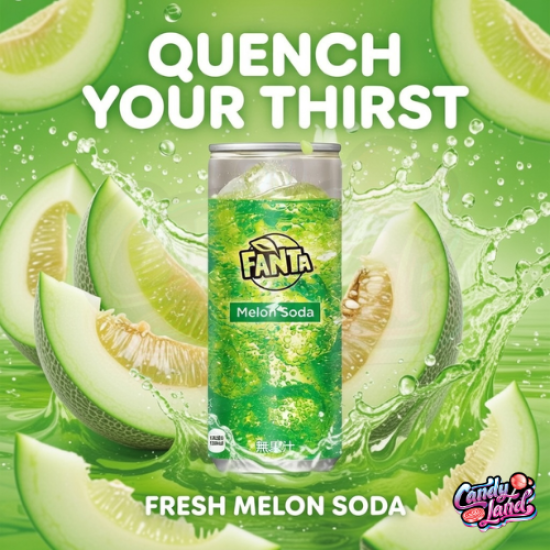 Fanta (JAPAN) Melon Slim Can 250ml