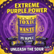 Toxic Waste Drum (Purple) Sour Candy -  bomboane cu gust de fructe acrișoare 42g