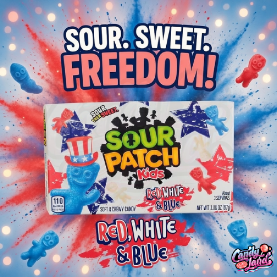 Sour Patch Kids Red White Blue 87g