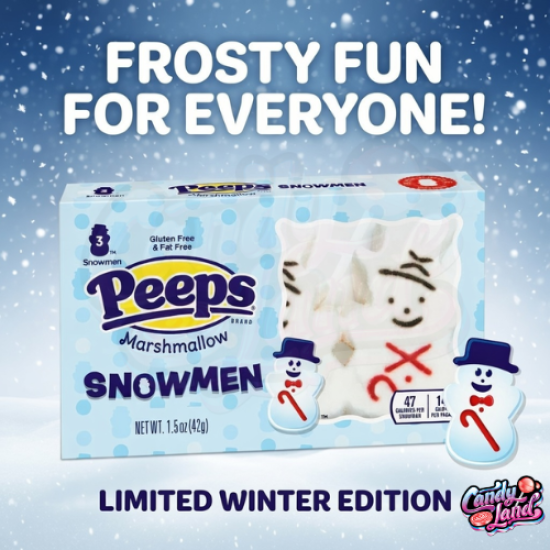 Peeps Marshmallow Christmas Snowmen 42g