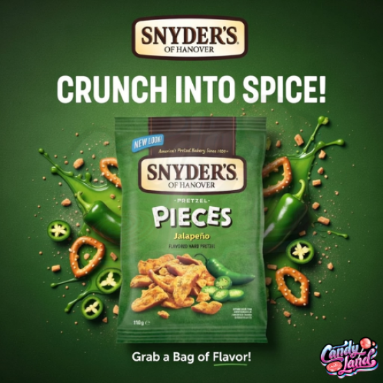 Snyder's Pretzel Pieces Jalapeno 110g