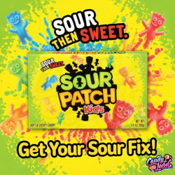 Sour Patch Kids Theatre Box - jeleuri cu gust de fructe 99g