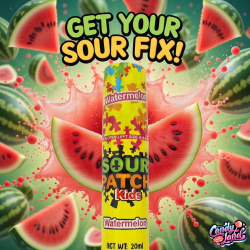 Sour Patch Kids Spray Watermelon - bomboană lichidă cu gust de pepene 0.02L