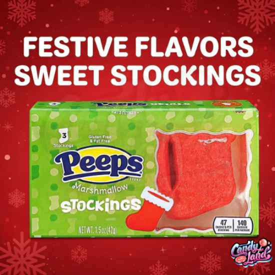 Peeps Marshmallow Stockings 43g