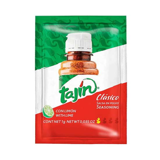 Tajin (MEXIC) Chilli Powder with Lime - cu gust de pudră de chilli și lime 1g