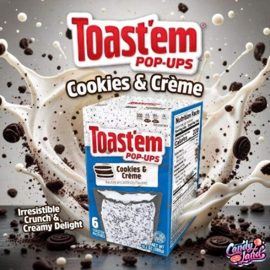 Toast'em Frosted Cookies & Cream 288g