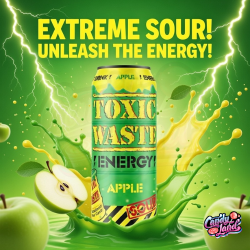 Toxic Waste Energy Drink Sour Apple 500ml