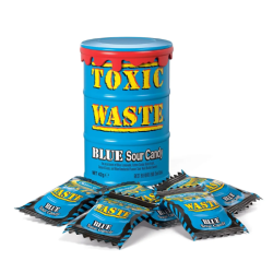 Toxic Waste Drum (Blue) Sour Candy -  bomboane cu gust de fructe acrișoare 42g