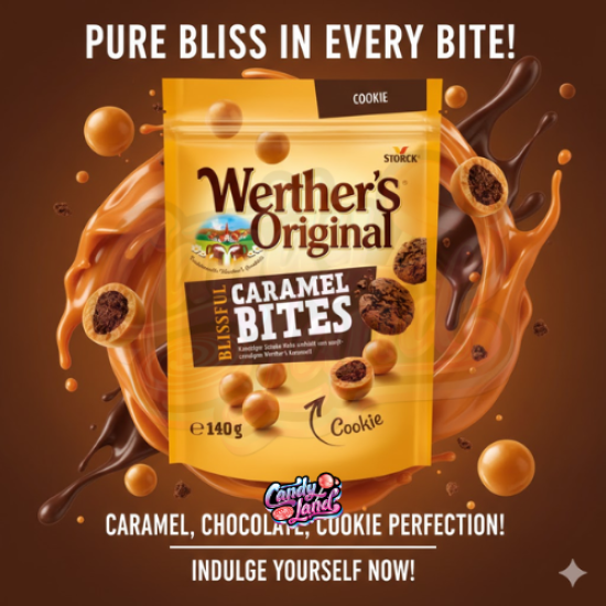 Werther's Original Cookie Caramel Bites 140g