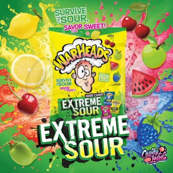 Warheads Extreme Sour Hard Candy 56g