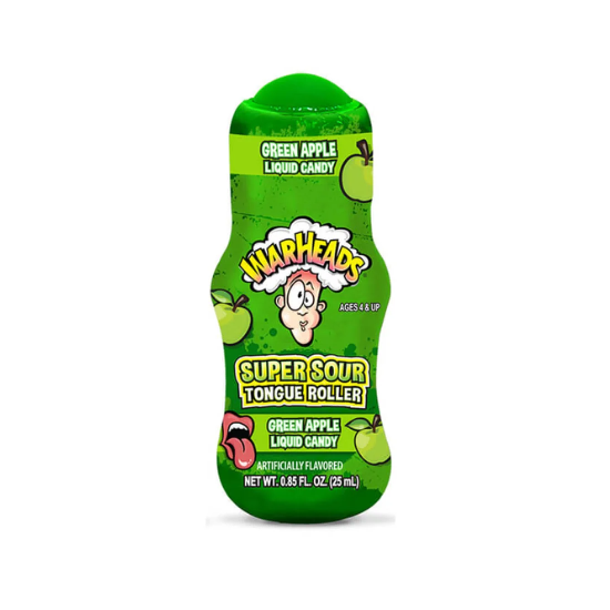 Warheads Super Sour Tongue Roller - mere verzi 25ml