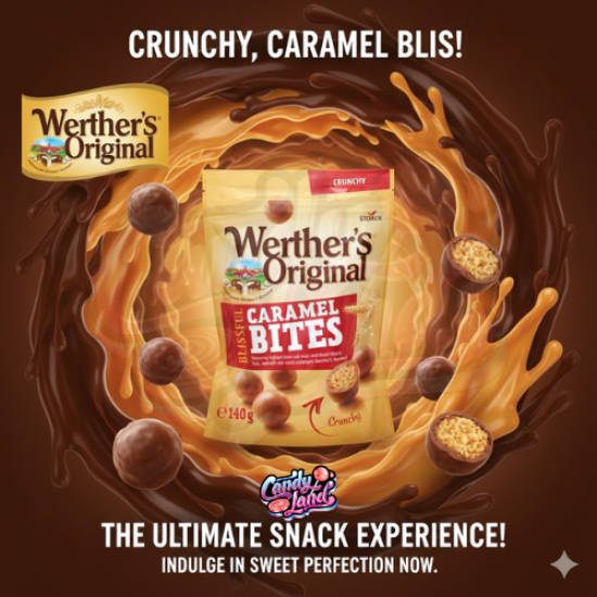 Werther's Original Crunchy Caramel Bites 140g