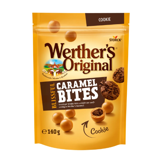 Werther's Original Cookie Caramel Bites 140g