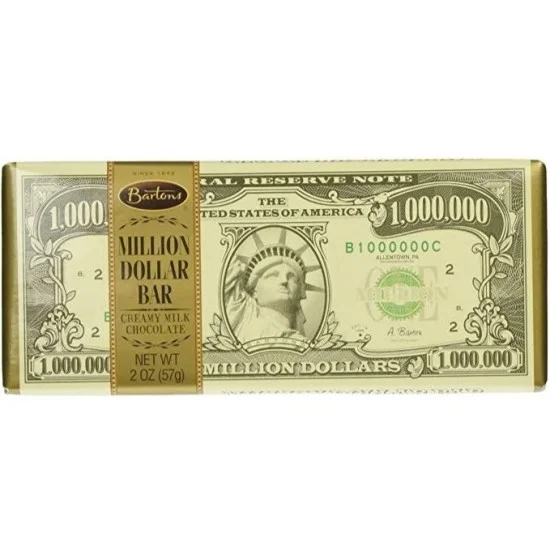 Barton's Million Dollar Bar - ciocolată cu lapte 57g