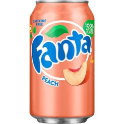 Fanta USA Peach - suc cu gust de piersică 355ml