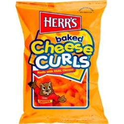 Herr's Baked Cheese Curls - branza 199g