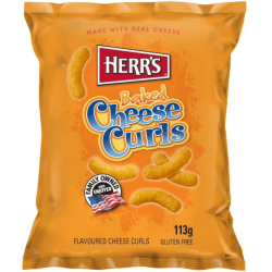 Herr's Baked Cheese Curls - brânză 113g