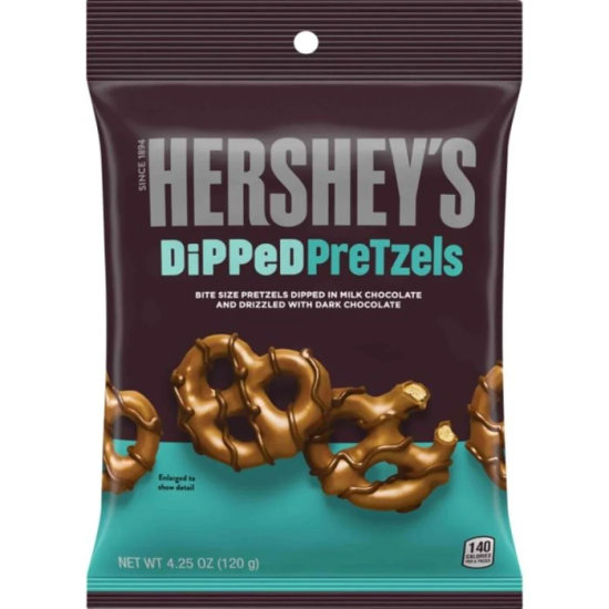 Hershey's Dipped Pretzels Milk Chocolate - ciocolata cu lapte 120g