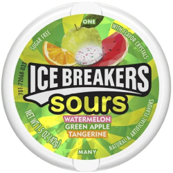 Ice Breakers Sours - cu gust de fructe acrișoare 42g 