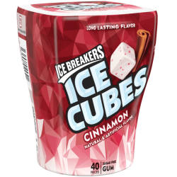 Ice Breakers Ice Cubes Gumă Cinnamon - cu gust de scorțișoară 92g