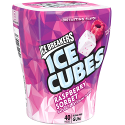 Ice Breakers Ice Cubes Raspberry Sorbet - zmeură 92g