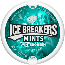 Ice Breakers Wintergreen - dropsuri cu gust de mentă 42g
