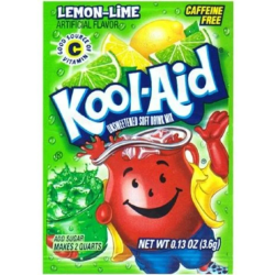 Kool Aid Lemon Lime Sachet - amestec de băutură cu gust de lămâie și lime 3.6g