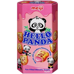 Meiji Hello Panda (ASIA) Strawberry - capsuni 50g