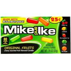 Mike & Ike Original Fruits - bomboane cu gust de fructe 22g