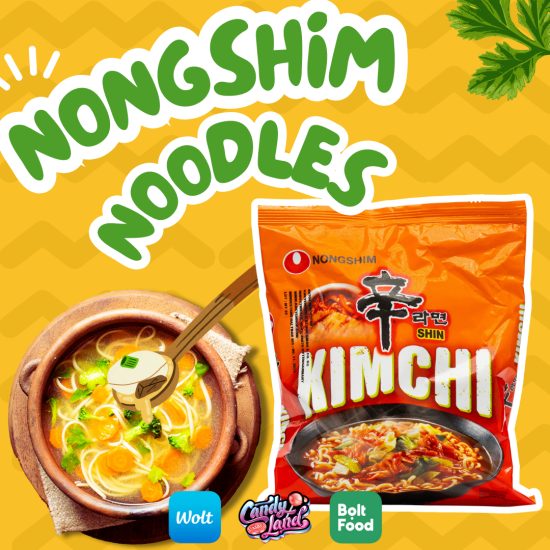 Nongshim Noodles instant cu aroma de kimchi 120g