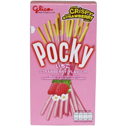 Pocky (JAPAN) Strawberry - sticksuri cu gust de căpșuni 43g