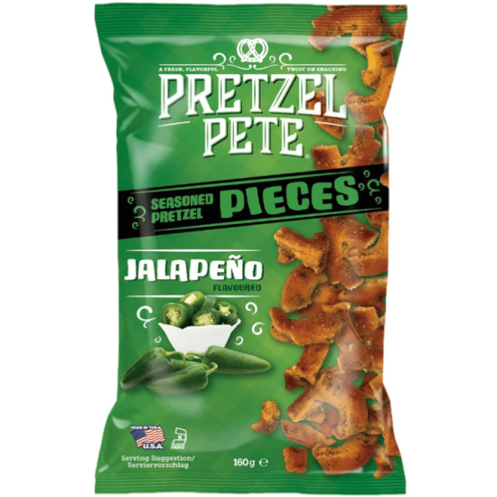 Pretzel Pete Jalapeno Pretzel Pieces - jalapeno 160g
