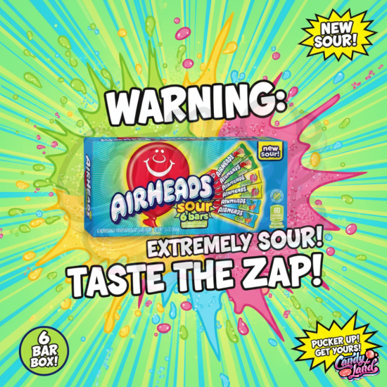 Airheads Theatre Box Sour - fructe 93.6g