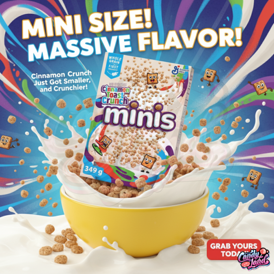 General Mills Cinnamon Toast Crunch Cinnamon Minis 349g