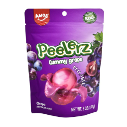 Amos Peelerz Gummy Grape - aromă de struguri 170g