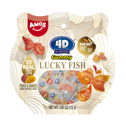 Amos 4D Gummy Lucky Fish 112g