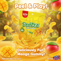 Amos Peelerz Gummy Mango- aromă de mango 120g
