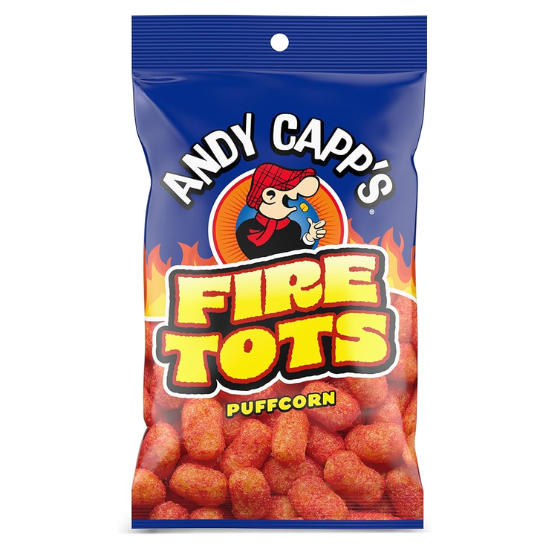 Andy Capp's Fire Tots Puffcorn 43g